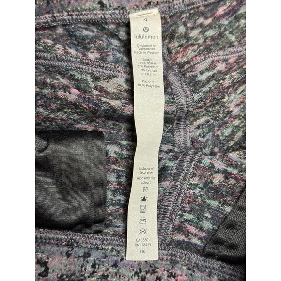 Lululemon Ready to Rulu Jogger Neon Tweed Jacquard Htr Battleship Electric SZ 4 - Picture 9 of 11